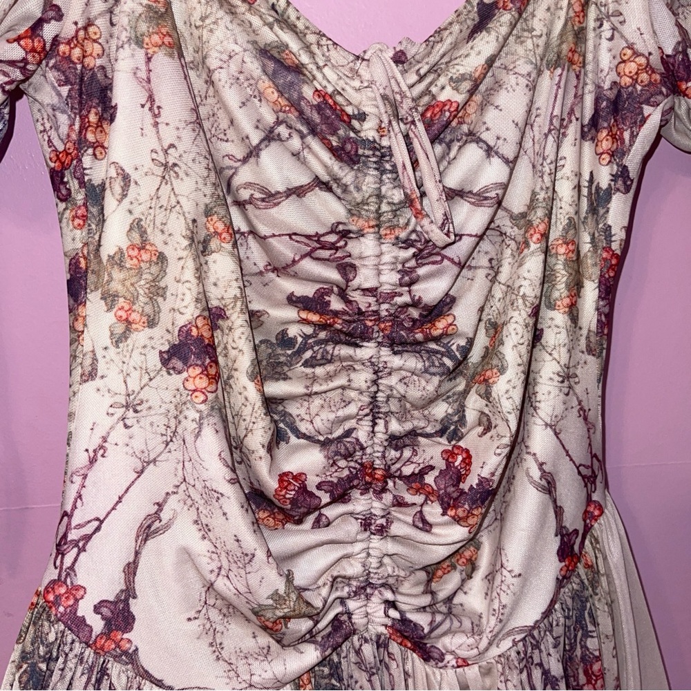 Blackmilk fairy book dress fairycore cottage renaissance art fairy Lolita - Picture 6 of 8
